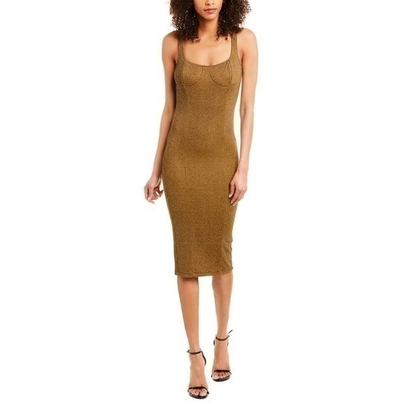 Capulet Speckle Lola Bustier Midi Bodycon Dress - Picture 1 of 12